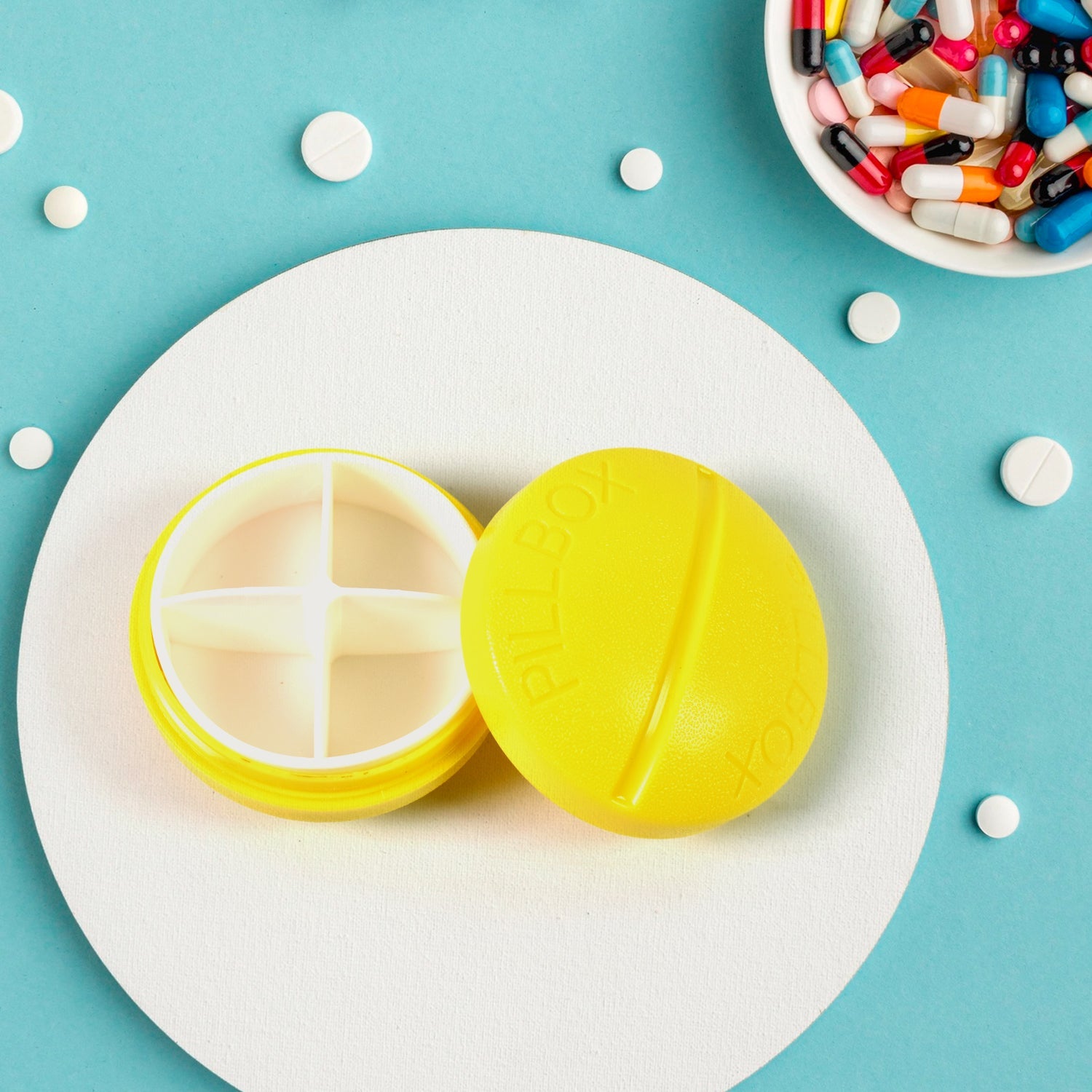 AquaForte Round Pill Case AquaForte Round Pill Case